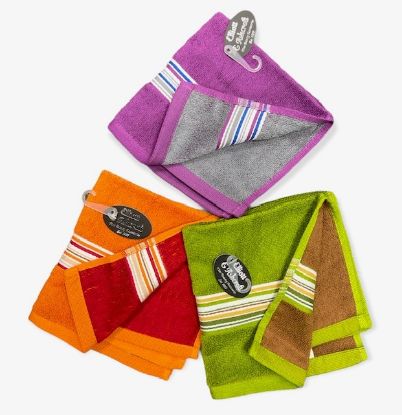 Picture of E&A - Colourful Facecloth 33x33cm