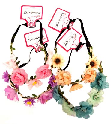 Picture of Shimmers - Floral Row Headband