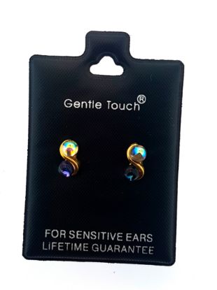 Picture of 014 Gentle Touch - Double Gem Twist Stud