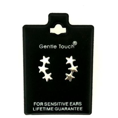 Picture of 057 Gentle Touch - Silver TripleStr Stud