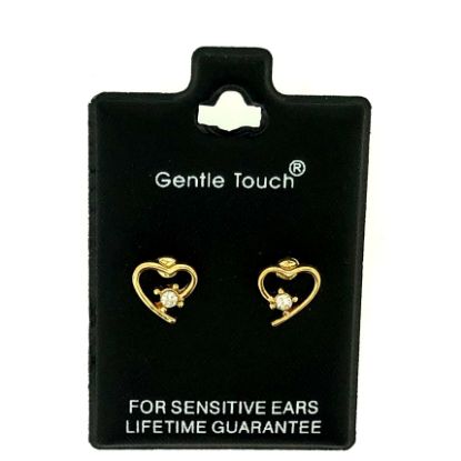 Picture of 094 Gentle Touch - Gld Hrt w Crystal