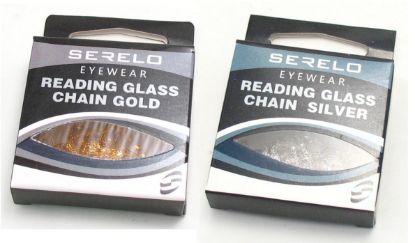 Picture of Serelo Reading Glasses Gold/Silver Chain