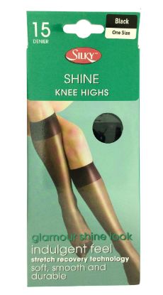 Picture of Shine Knee Highs - Black