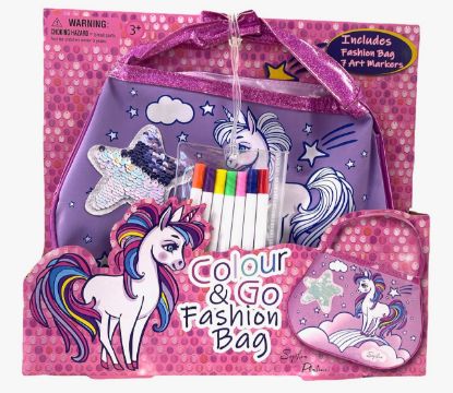 Picture of Colour and Go' Unicorn Bag 30x22cm