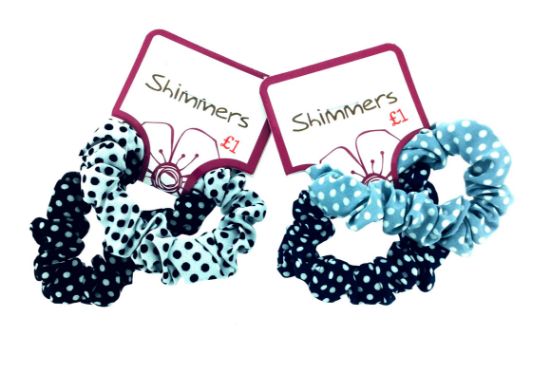 Picture of Shimmers - Mini Dotty Scrunchies