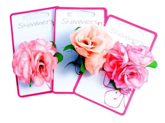 Picture of Shimmers - Flower Trio Hair Elastics