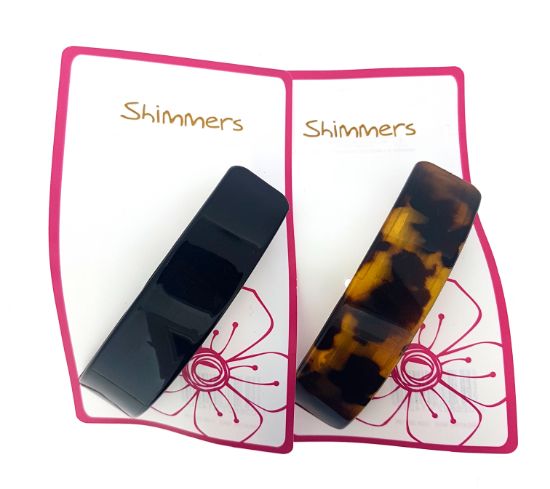 Picture of Shimmers - Black/Tort Barrette
