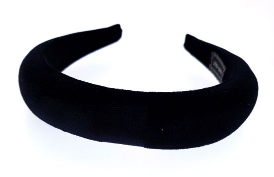 Picture of Shimmers  Blk Velvet Padded Alice Band