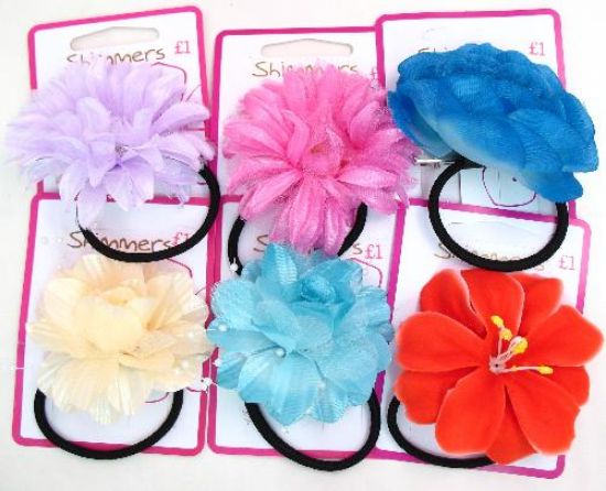 Picture of Shimmers - Flower Elastics/Clip