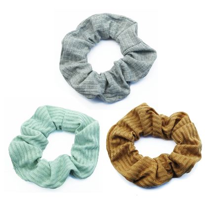 Picture of Shimmers - Ridged Scrunchies - Light