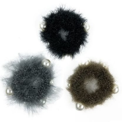 Picture of Shimmers - Fluffy Pearl Scrunchies