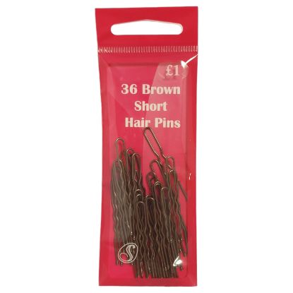 Picture of Serenade - 36 Brown Short Hair Pins