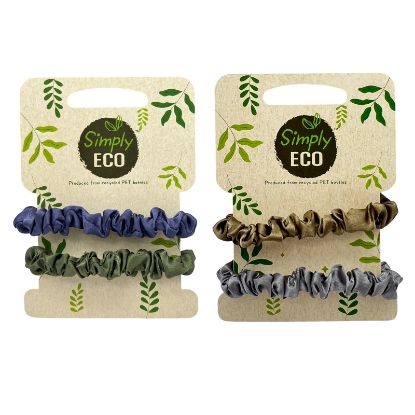 Picture of Simply Eco Recycled rPET Mini Scrunchies