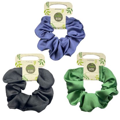 Picture of Simply Eco Recycled rPET Scrunchy - Sea