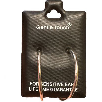 Picture of 108 Gentle Touch - Silv Large Hoop