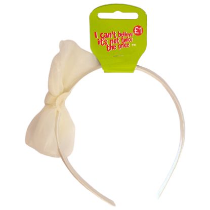 Picture of ICB - Fabric Bow Alice Band