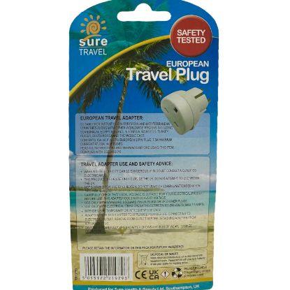 Picture of Sure Travel - Euro Travel Adapter