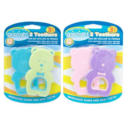 Picture of Griptight - 2 BPA Free Bear Teethers
