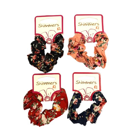 Picture of Shimmers - Floral Scrunchy