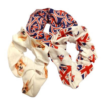 Picture of Royal 3 PACK scrunchies