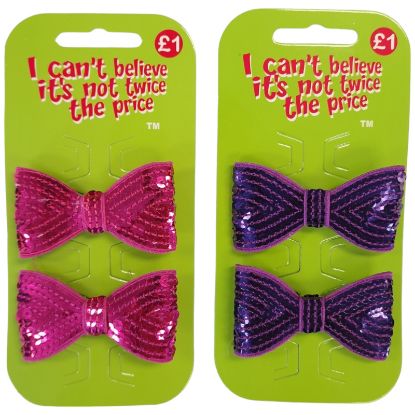 Picture of ICB - Sequin Bow Clips