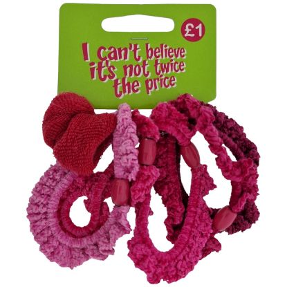 Picture of ICB - 5 Elastic Scrunchies + 2 Ponio Set