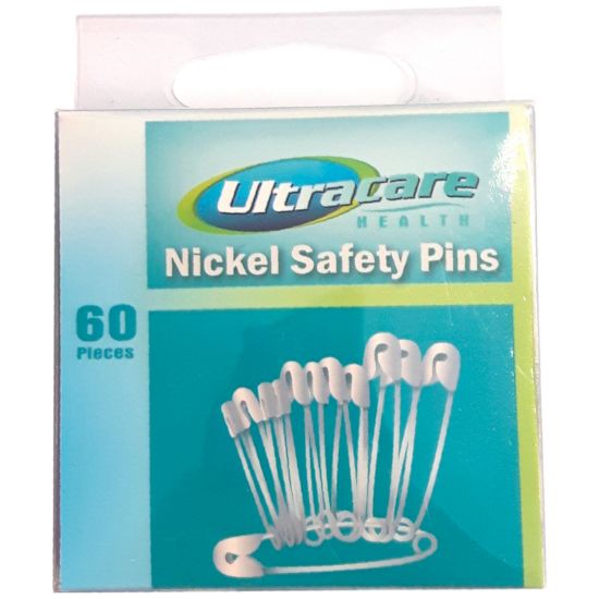 Picture of Ultracare - 60 Nickel Safety Pins