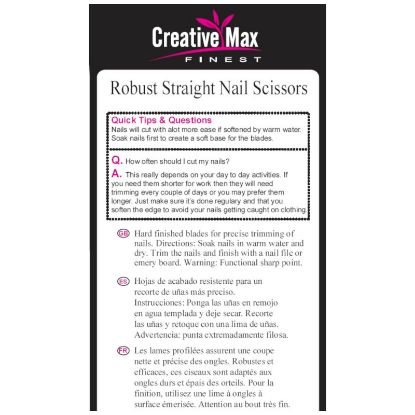 Picture of CMF - Robust Nail Scissors Straight