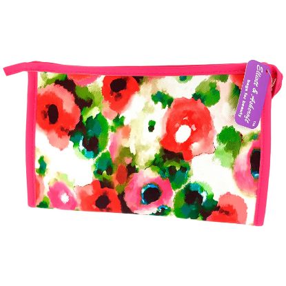 Picture of Large Poppy Print Cosmetic Pouch 26x7x17