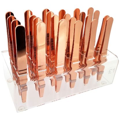 Picture of Rose Gold Tweezers (Tray)