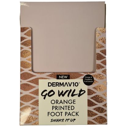 Picture of DermaV10 Go Wild Orange Foot Pack