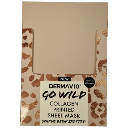 Picture of DermaV10 Go Wild Sheet Mask - Collagen