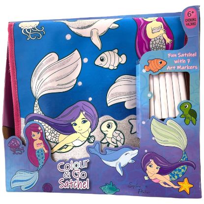 Picture of Colour and Go Mermaid Satchel 29x25cm