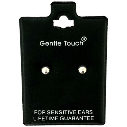 Picture of 036 Gentle Touch - 4mm Silver Stud