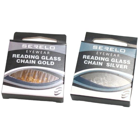 Picture of Serelo Reading Glasses Gold/Silver Chain