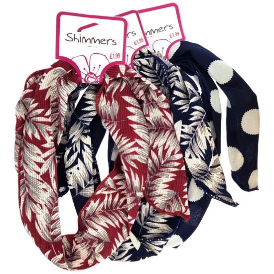 Picture of Shimmers - Dotty/Floral Wired Hair Wrap