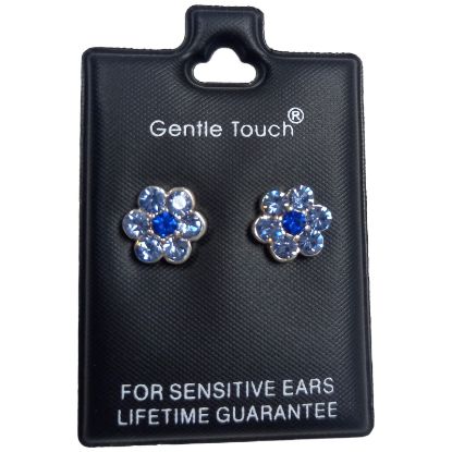 Picture of 017 Gentle Touch - Blue Flower-Silver