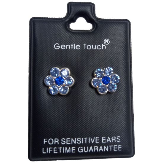 Picture of 017 Gentle Touch - Blue Flower-Silver