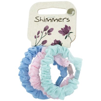 Picture of Shimmers - 3pk pastel scrunchies
