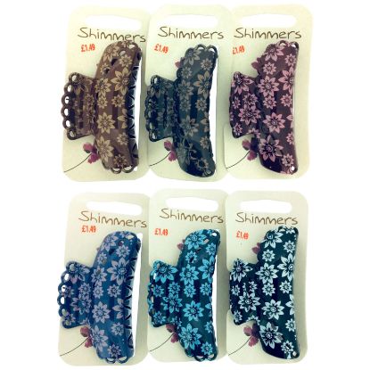 Picture of Shimmers - Flower Print Claw