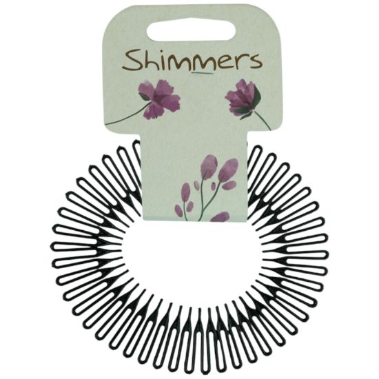 Picture of Shimmers - 2pc Black Zig Zag Hair Band