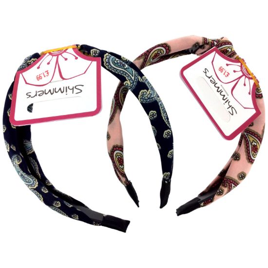 Picture of Shimmers - Floral Alice Band Twst Knot