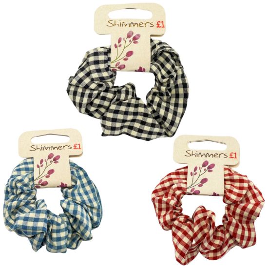 Picture of Shimmers - Gingham Scrunchies