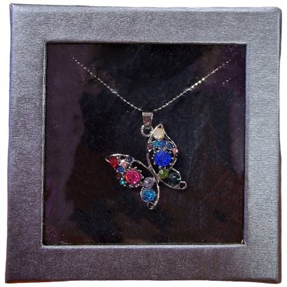 Picture of Colourful Butterfly Necklace