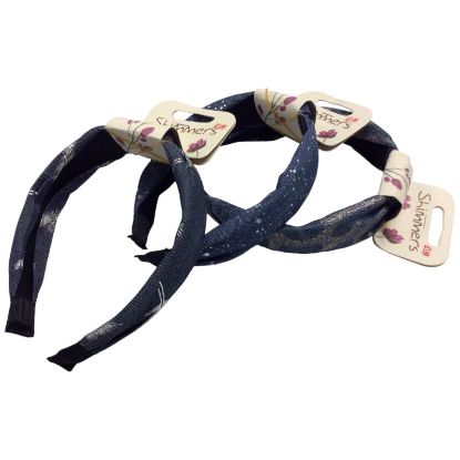 Picture of Shimmers - Denim Print Alice Bands