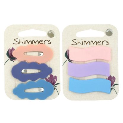 Picture of Shimmers - 3 Pastel Hair Clips