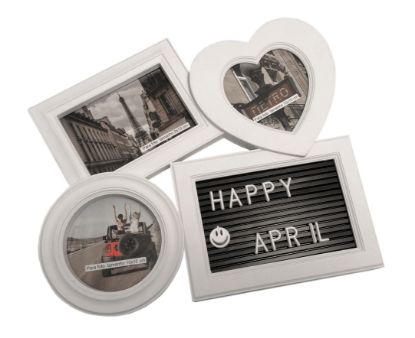 Picture of 3 Photo Frame and Letters
