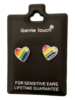 Picture of 054 Gentle Touch - Purple Square Stud