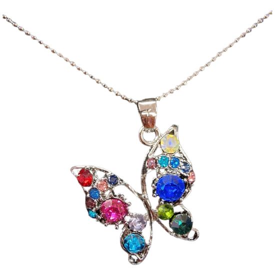 Picture of Colourful Butterfly Necklace