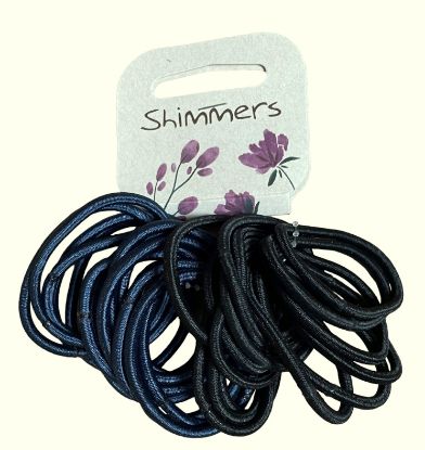 Picture of Shimmers - Navy & Black No Metal Elastic